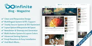 Infinite - Blog & Magazine Script