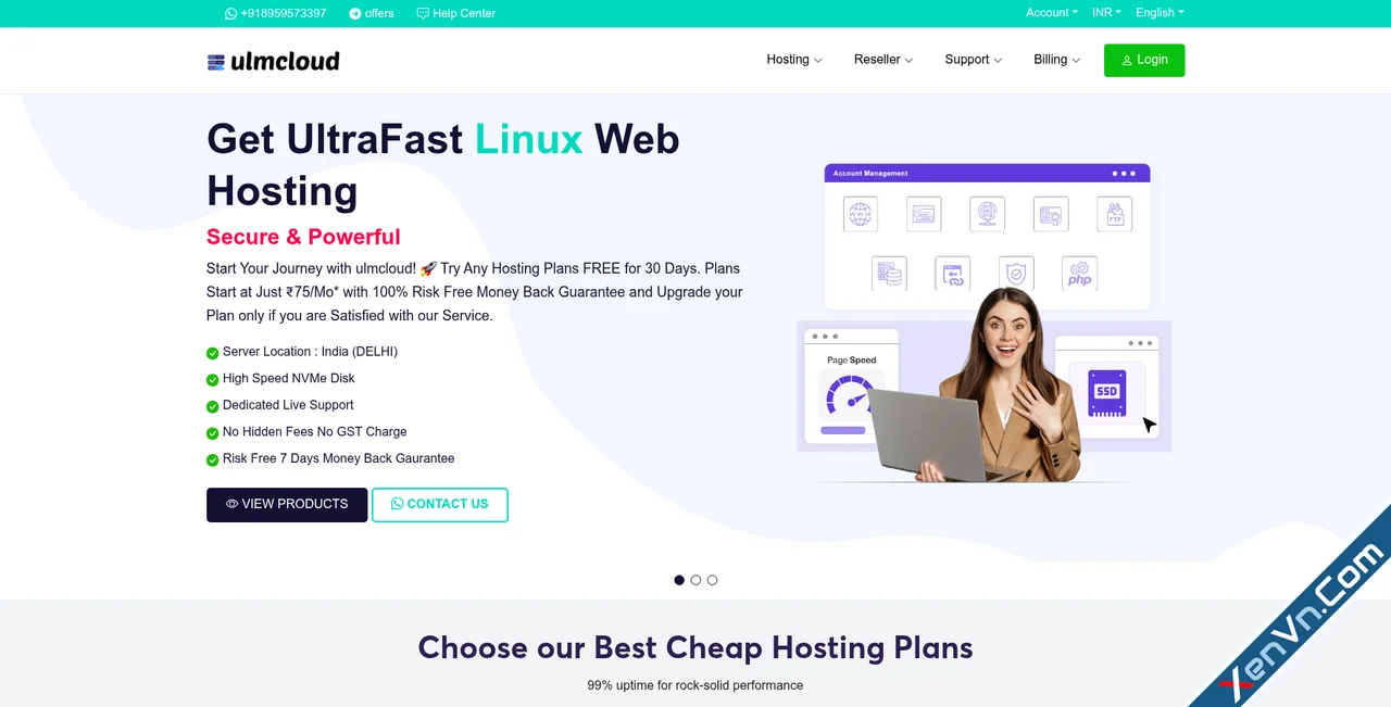 DigitalHost - DataLife Engine Template with WHMCS