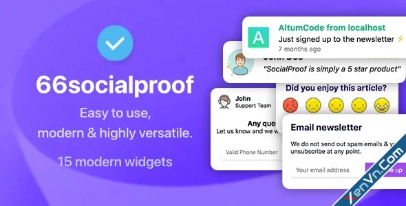 66socialproof - Social Proof & FOMO Widgets Notifications.webp