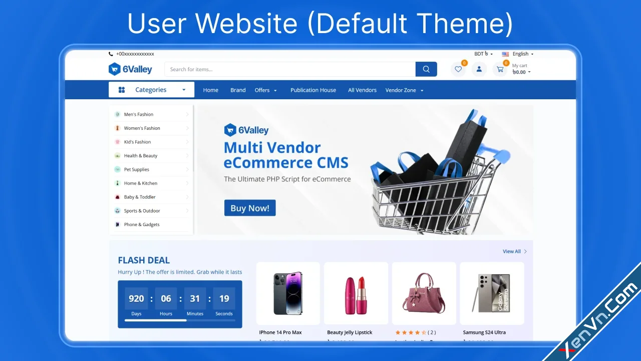 6Valley Multi - Vendor eCommerce CMS - Mobile App, Website, Seller and Admin Panel-1.webp