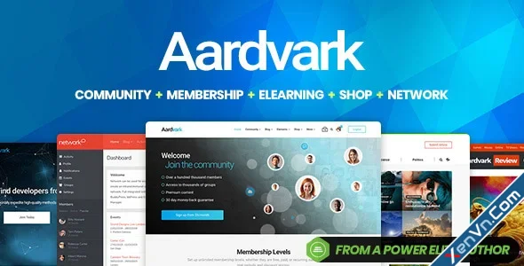 Aardvark - Community, Membership, BuddyPress Theme.webp