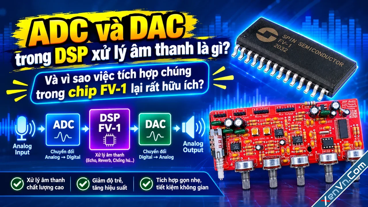 ADC va DAC trong xu ly DSP am thanh.webp