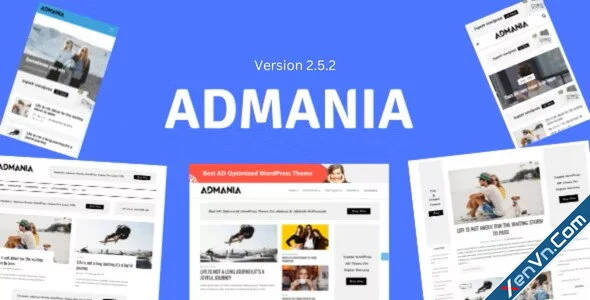 Admania - Adsense WordPress Theme With Gutenberg Compatibility.webp