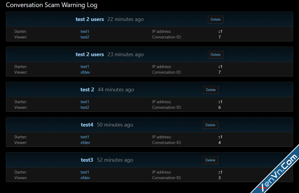 AIXF Conversation Scam Warning - Xenforo 2-1.webp