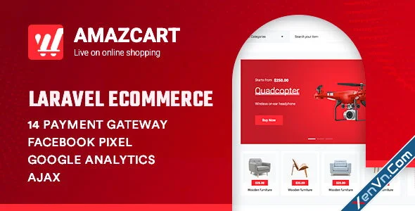 AmazCart - Laravel Ecommerce System CMS.webp