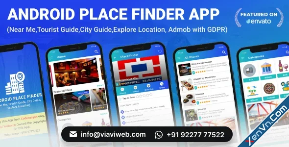 Android Place Finder (Near Me,Tourist Guide,City Guide,Explore Location, Admob with GDPR).webp