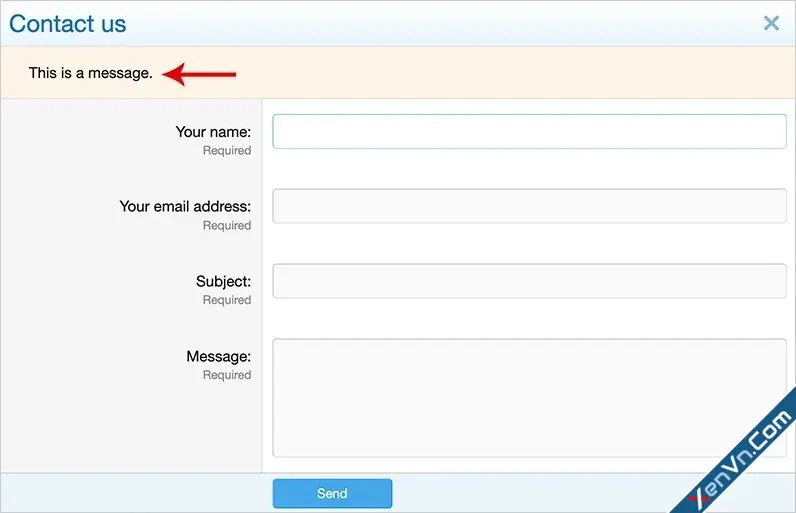 AndyB - Contact us show message - Xenforo 2.webp