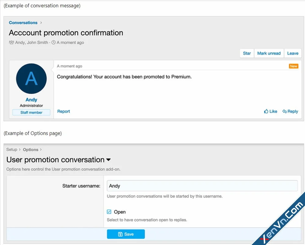 AndyB - User promotion conversation - Xenforo 2.webp