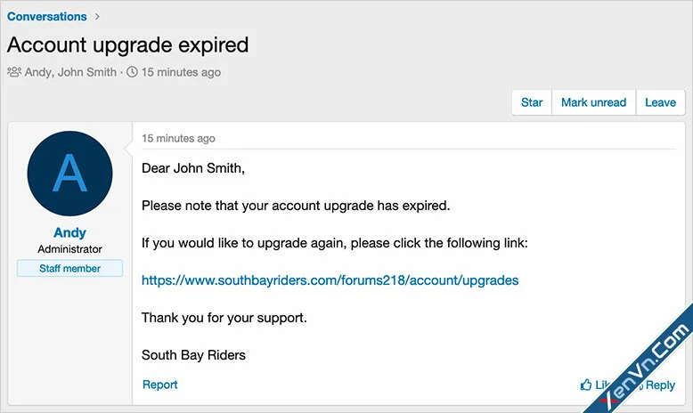 AndyB - User upgrade expired reminder - Xenforo 2.webp
