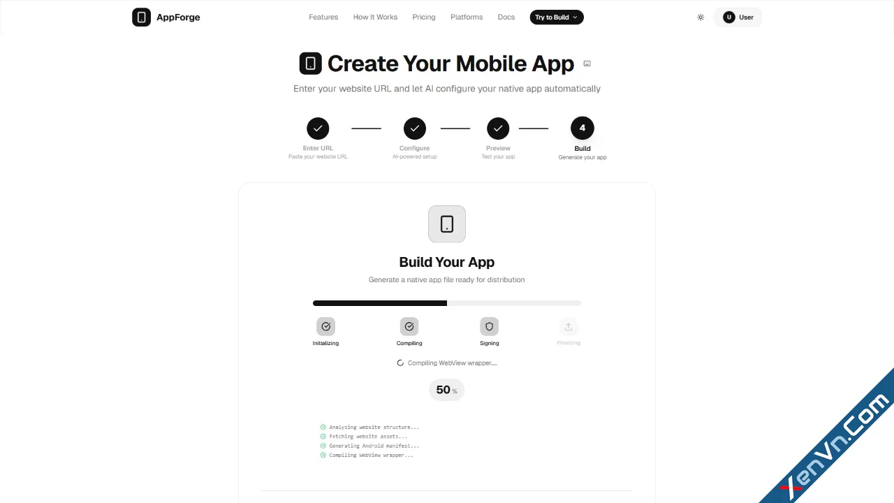 AppForge - AI-Powered No-Code Mobile App Builder SaaS Platform-1.webp