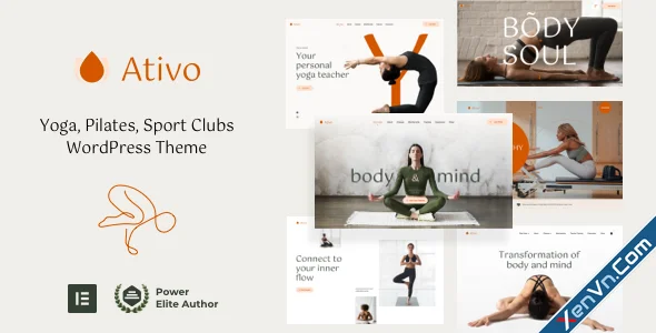 Ativo - Pilates Yoga WordPress Theme.webp