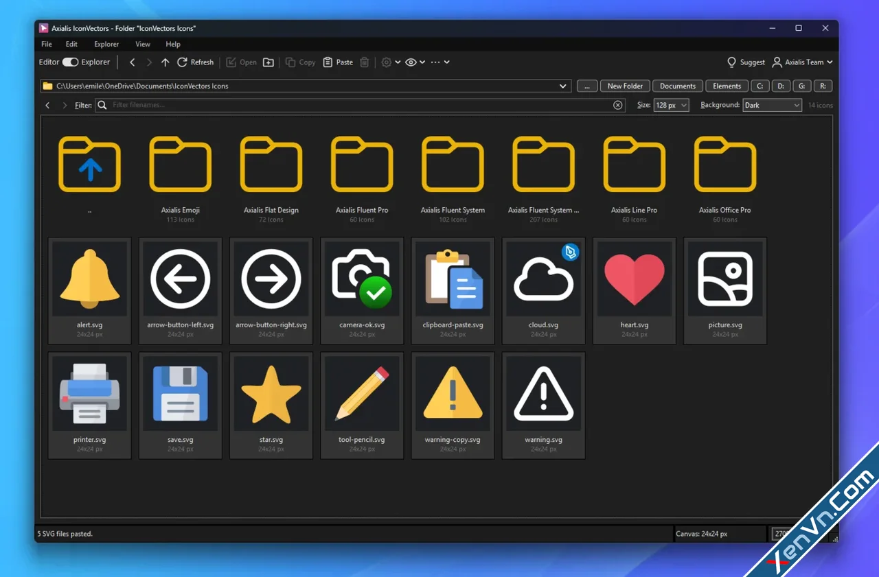 Axialis IconVectors Pro - Vector Icon Editor for Developers-1.webp