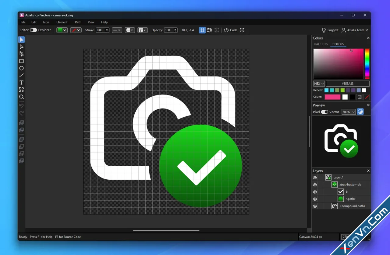Axialis IconVectors Pro - Vector Icon Editor for Developers-2.webp