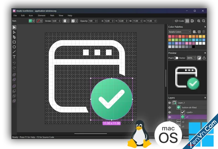 Axialis IconVectors Pro - Vector Icon Editor for Developers.webp