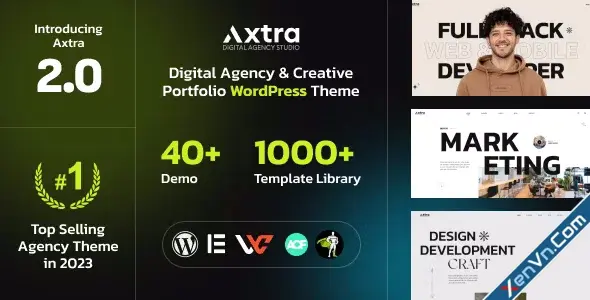 Axtra - Digital Agency Creative Portfolio Theme.webp
