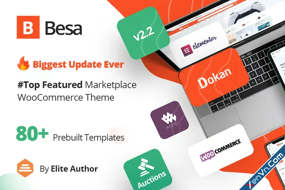 Besa - Elementor Marketplace WooCommerce Theme.webp
