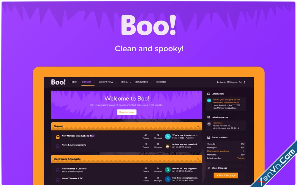 Boo! - Spooky Halloween Theme for Xenforo 2.webp