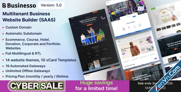 Businesso - Multipurpose Website Builder SAAS.webp