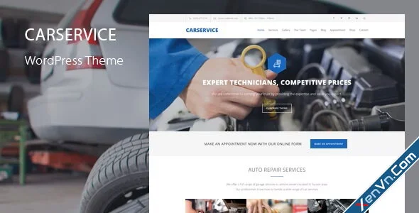 Car Service - Auto Mechanic & Car Repair WordPress Theme.webp