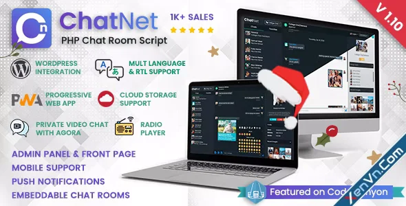 ChatNet - PHP Chat Room & Private Chat Script.webp