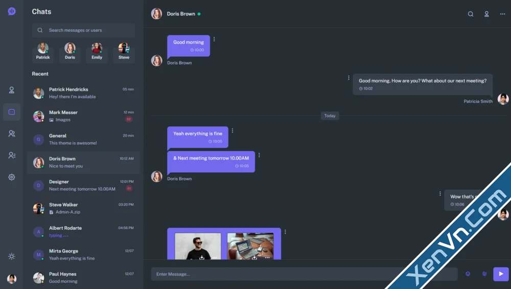 Chatvia - Laravel Pusher Chat App - 1.0.1 | XenVn.Com