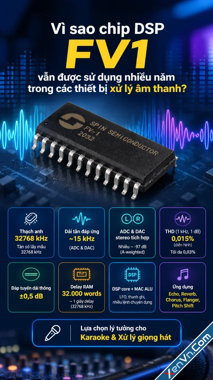 Chip DSP FV-1 Trong Xu Ly Am Thanh.webp