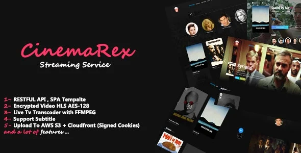 CinemaRex - Streaming Service.webp