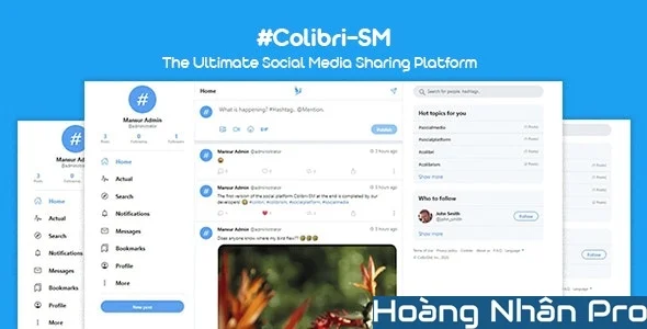 ColibriSM - Social Media Sharing Platform.webp