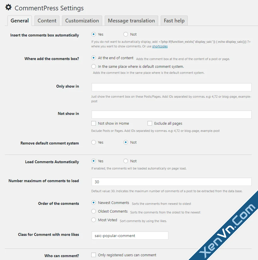 Comment System Plugin for WordPress & Ajax Comments - Comment Press 2.webp