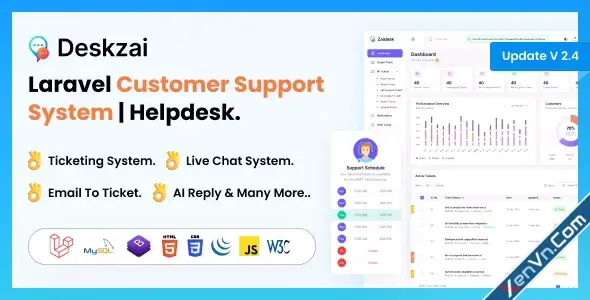 Deskzai - Customer Support System - Helpdesk - Support Ticket.webp