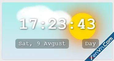 Digital Clock & Date Widget - Xenforo 2-2.webp