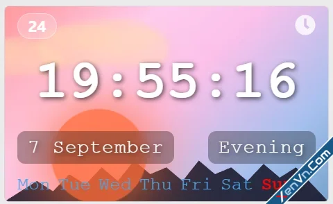 Digital Clock & Date Widget - Xenforo 2.webp