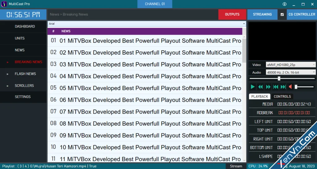 Download MultiCast 4 Channel Playout-4.webp