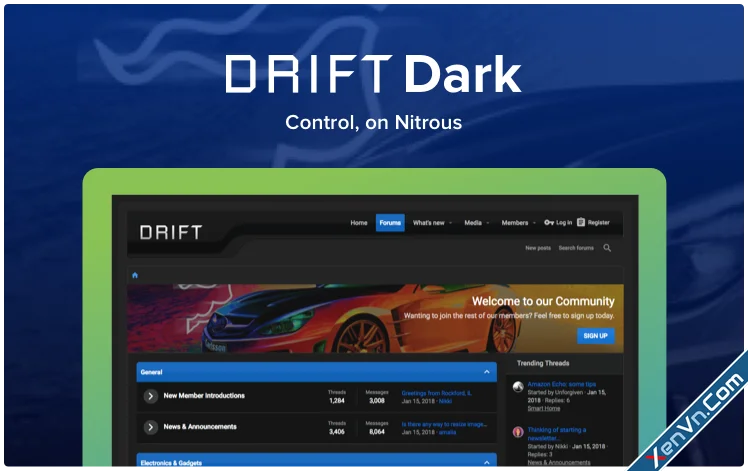 Drift Dark - XenForo 2 Theme.webp