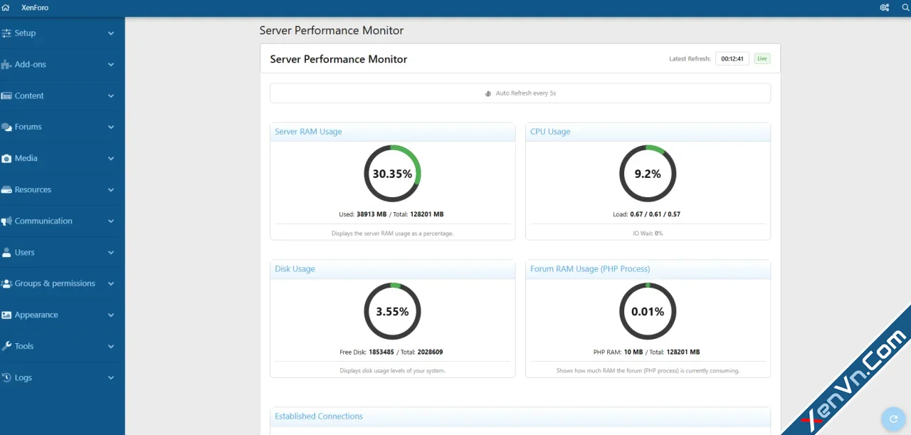 [DZ] AdminCP Server Information - Xenforo 2.webp