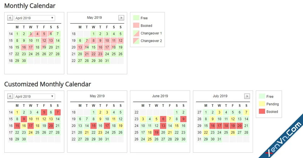 Easy Calendar - simple availability calendar for Joomla-1.webp