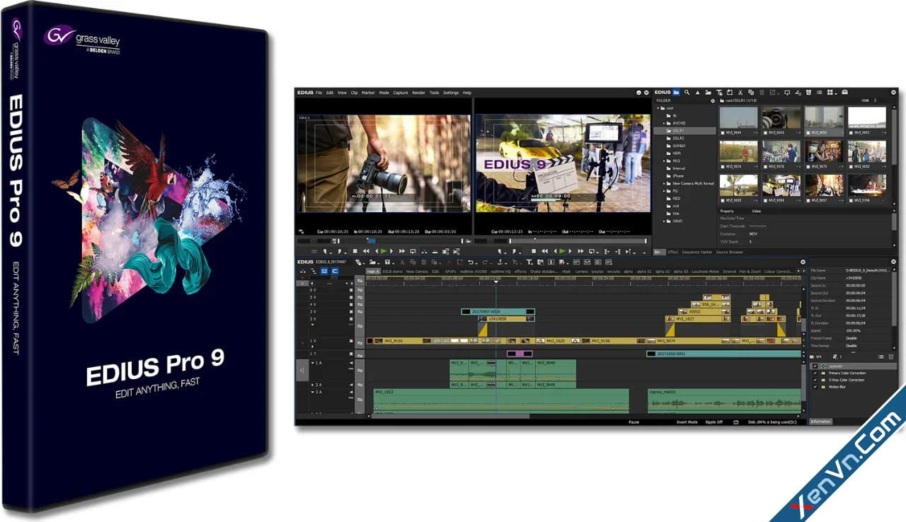 DTM・DAW EDIUS Pro 9 EDIUS Pro 9 - Professional video editing software - 9.20.3340