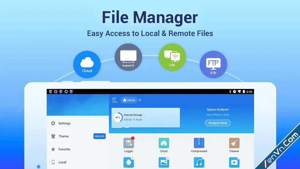 ES File Manager File Explore Premium Android 4.4.0.3