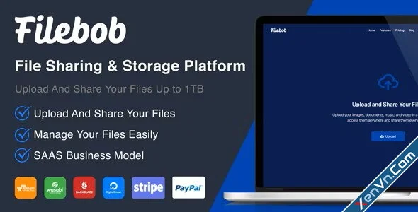 Filebob - File Sharing And Storage Platform - PHP Script.webp