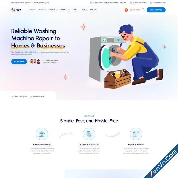 Fixo - Mobile Phone, Computer Repair & Electronics Service WordPress Theme-2.webp