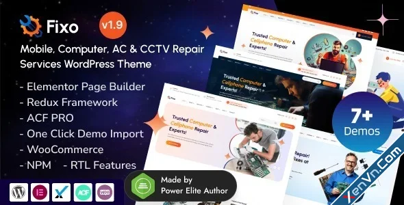 Fixo - Mobile Phone, Computer Repair & Electronics Service WordPress Theme.webp