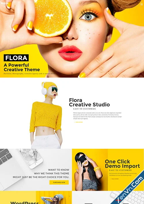 Flora - Responsive Creative WordPress Theme-1.webp