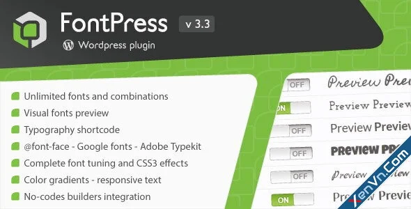 FontPress - Wordpress Font Manager.webp