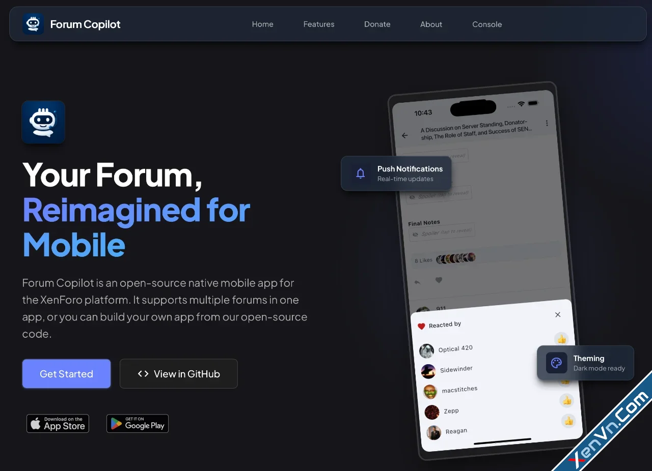 Forum Copilot Open Source Mobile App - XF2.webp