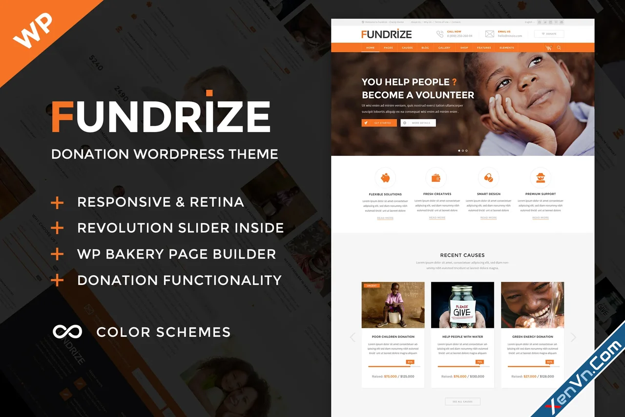 Fundrize - Donation & Charity WordPress Theme.webp