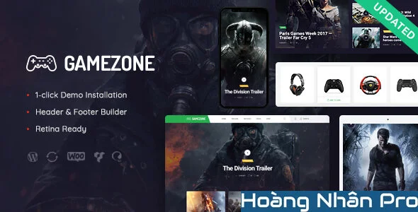 Gamezone - Video Gaming Blog & Esports Store WordPress Theme.webp
