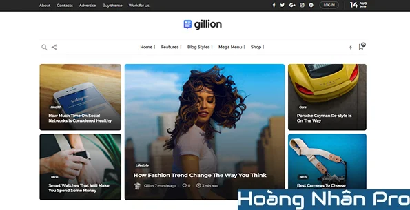 Gillion - Blog - Magazine & Shop WordPress AMP Theme-1.webp