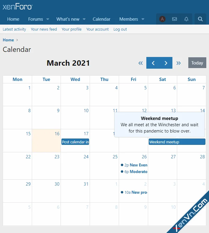 Google Calendar for XenForo 2.webp