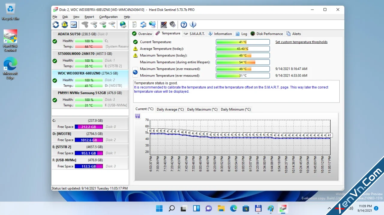 Hard Disk Sentinel Pro - HDD health and temperature monitoring, backup-1.webp