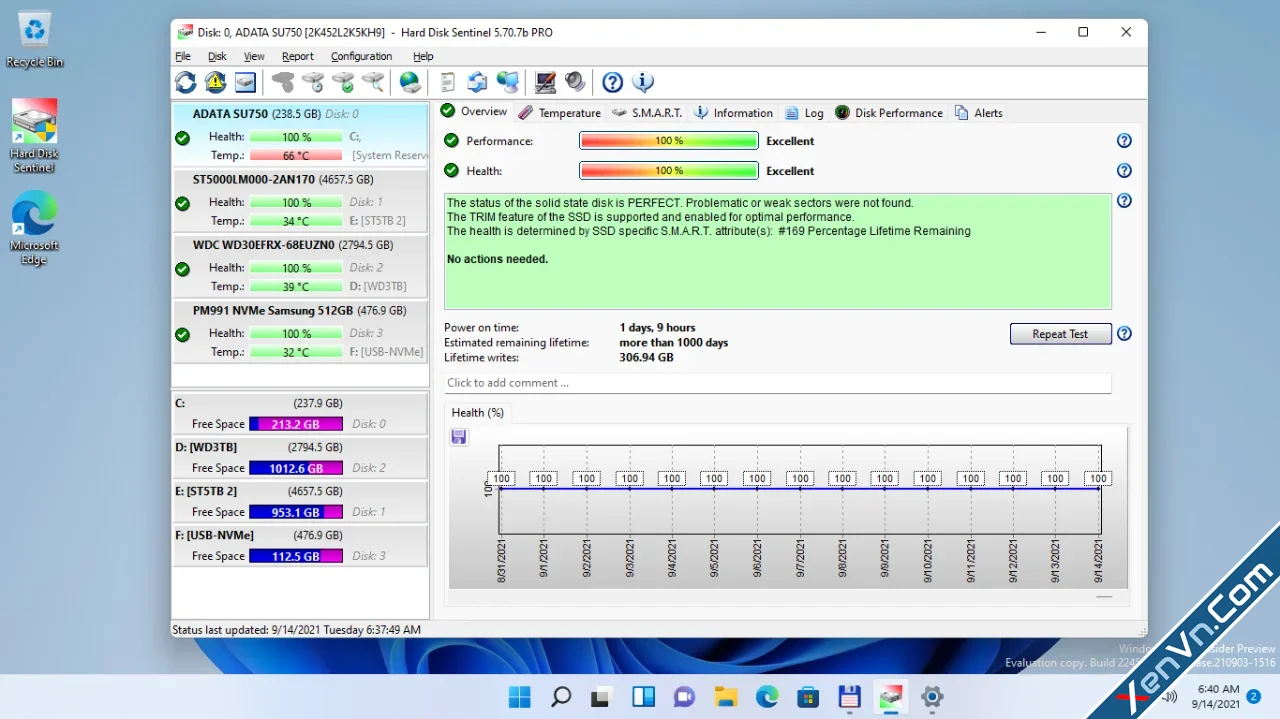 Hard Disk Sentinel Pro - HDD health and temperature monitoring, backup.webp